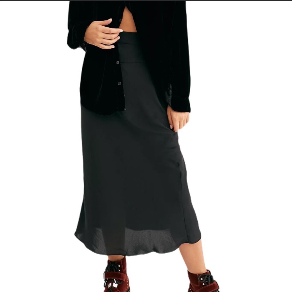 Free People Black skirt